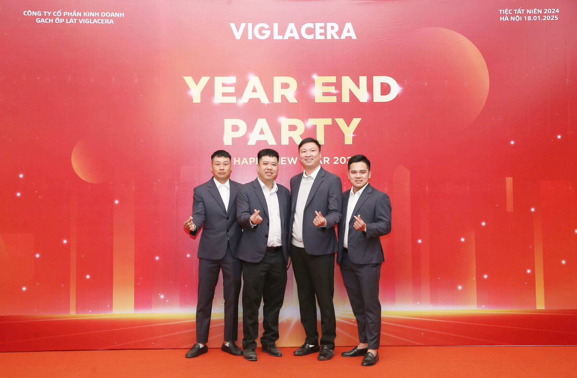 CÔNG TY CP KINH DOANH GẠCH ỐP LÁT VIGLACERA TỔ CHỨC YEAR END PARTY 2024 KHU VỰC MIỀN BẮC