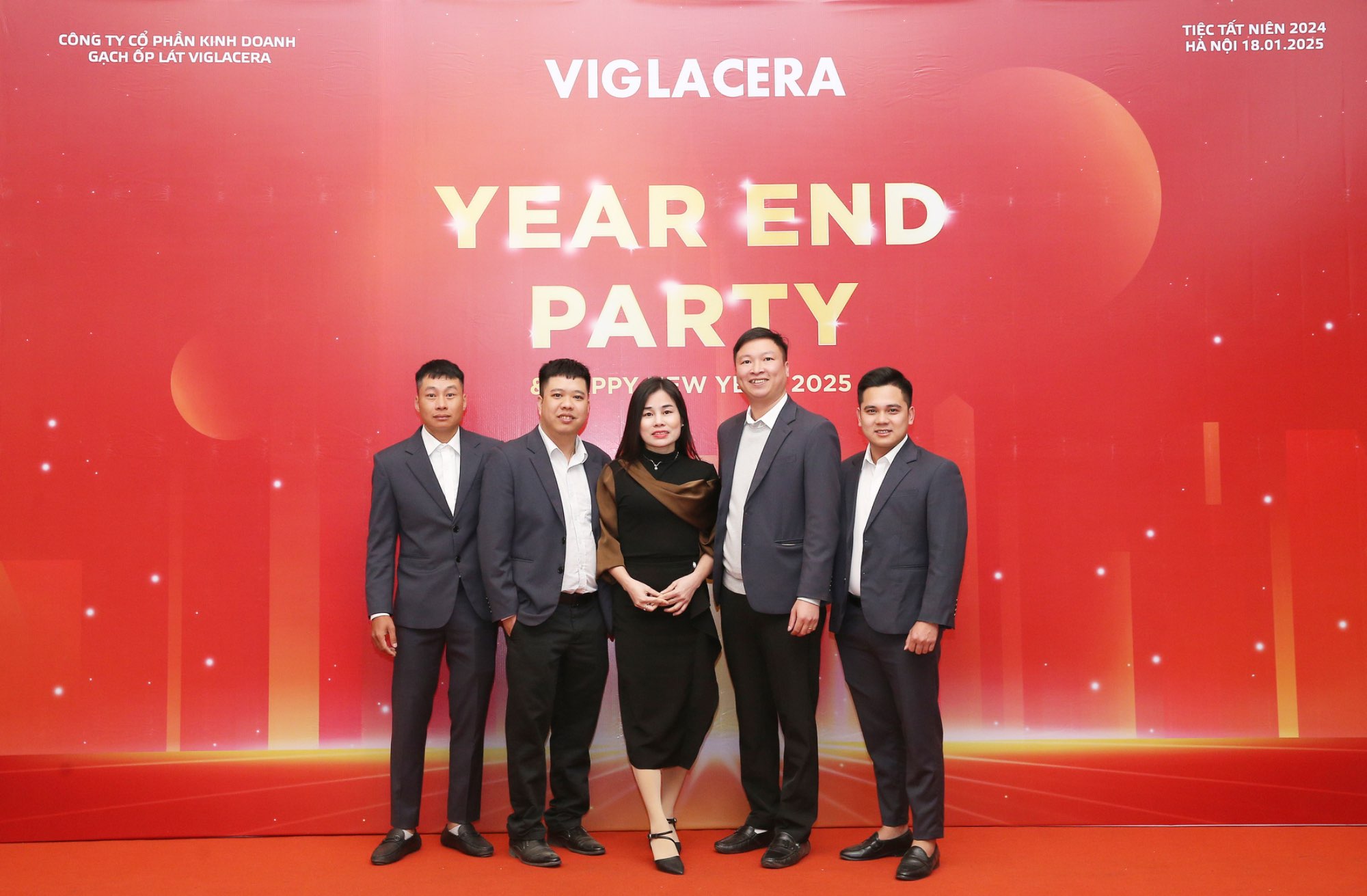 CÔNG TY CP KINH DOANH GẠCH ỐP LÁT VIGLACERA TỔ CHỨC YEAR END PARTY 2024 KHU VỰC MIỀN BẮC