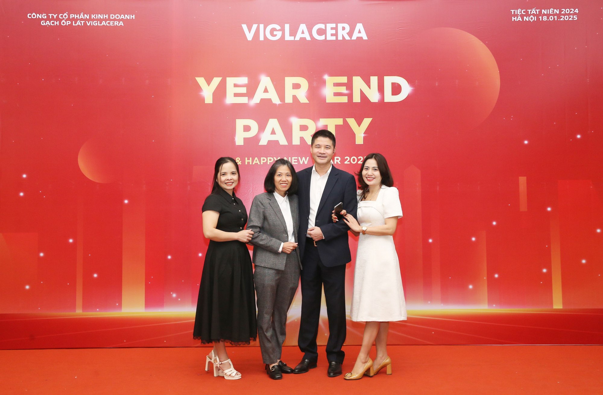 CÔNG TY CP KINH DOANH GẠCH ỐP LÁT VIGLACERA TỔ CHỨC YEAR END PARTY 2024 KHU VỰC MIỀN BẮC