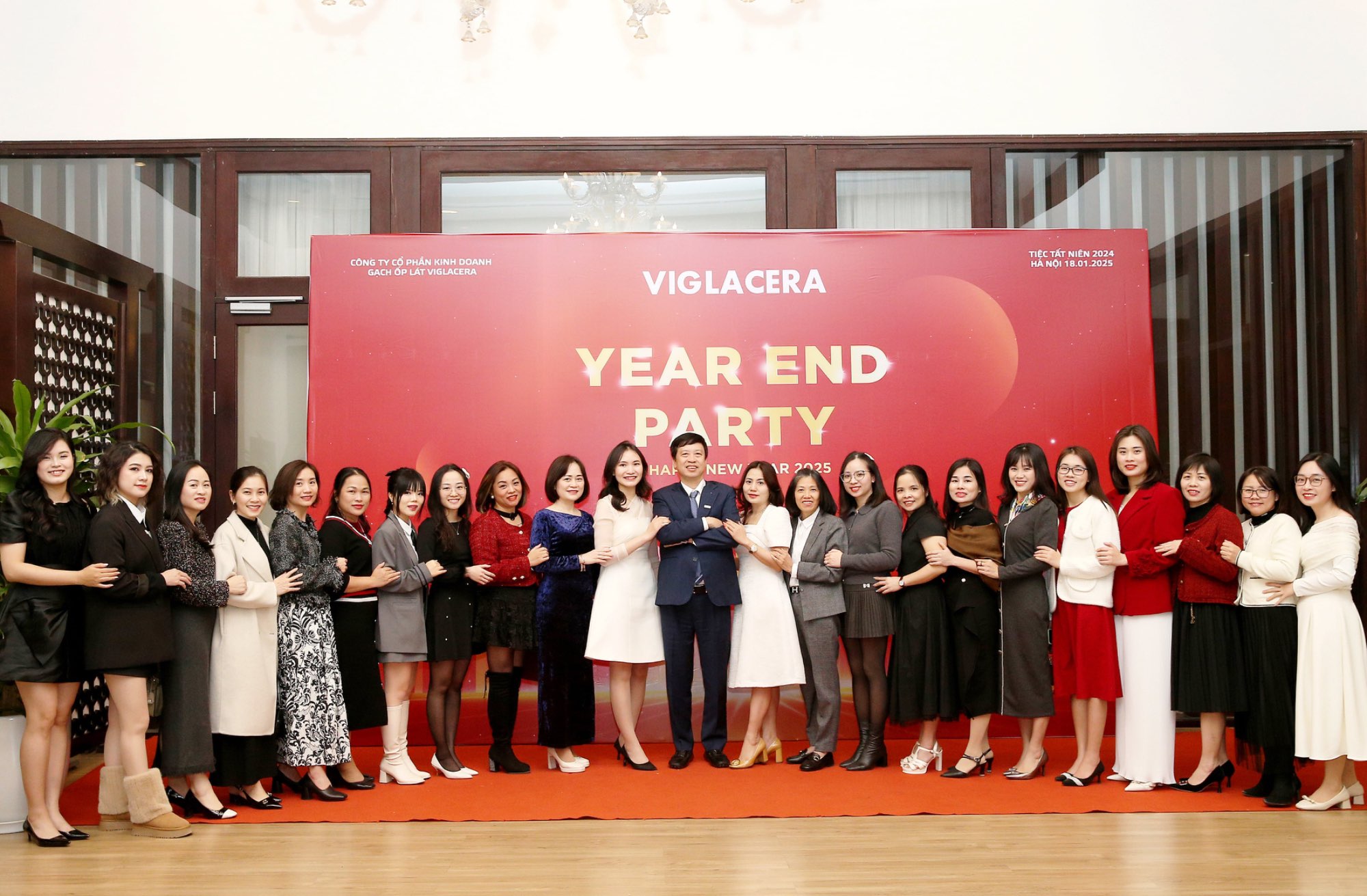 CÔNG TY CP KINH DOANH GẠCH ỐP LÁT VIGLACERA TỔ CHỨC YEAR END PARTY 2024 KHU VỰC MIỀN BẮC