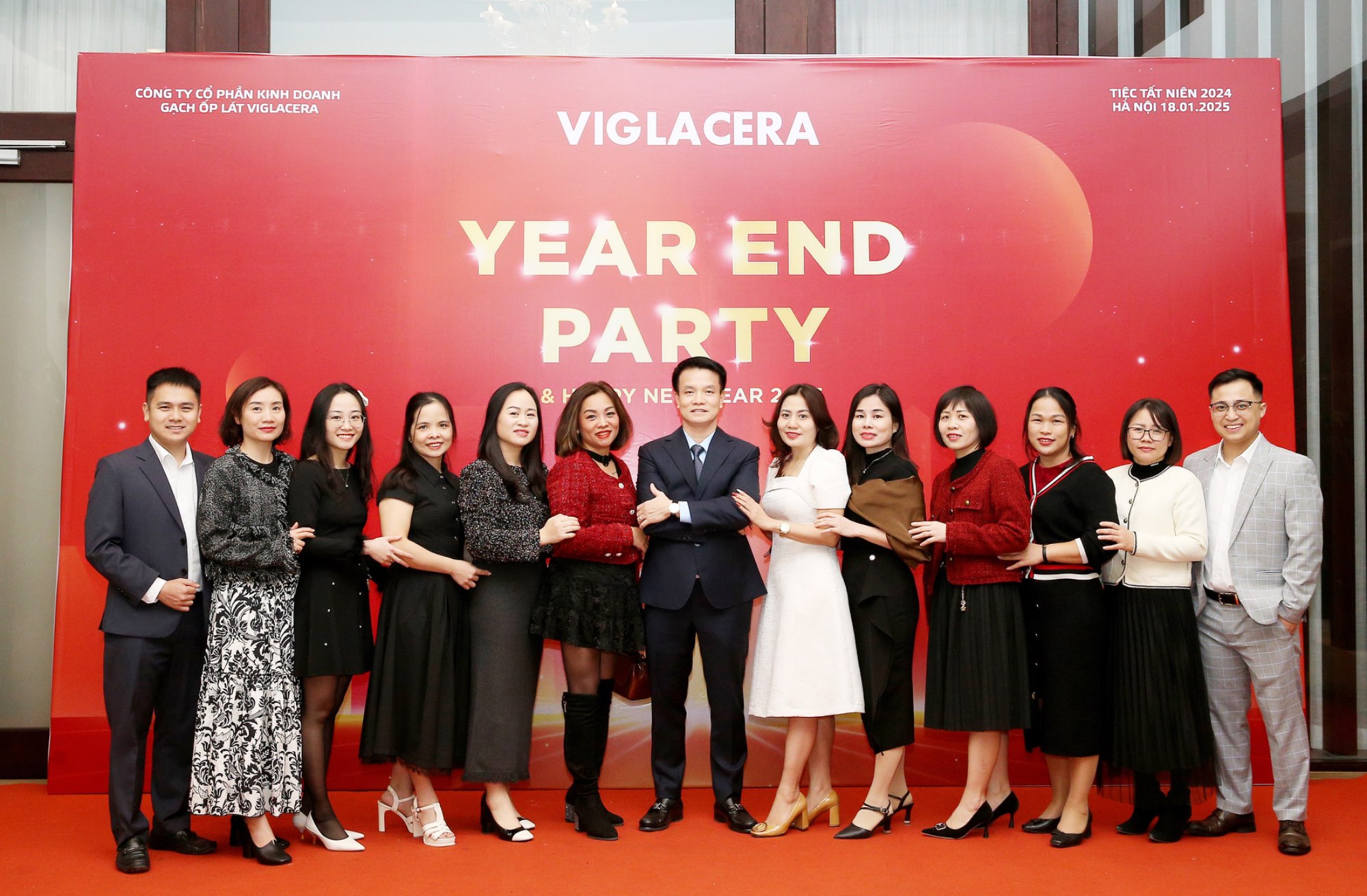 CÔNG TY CP KINH DOANH GẠCH ỐP LÁT VIGLACERA TỔ CHỨC YEAR END PARTY 2024 KHU VỰC MIỀN BẮC