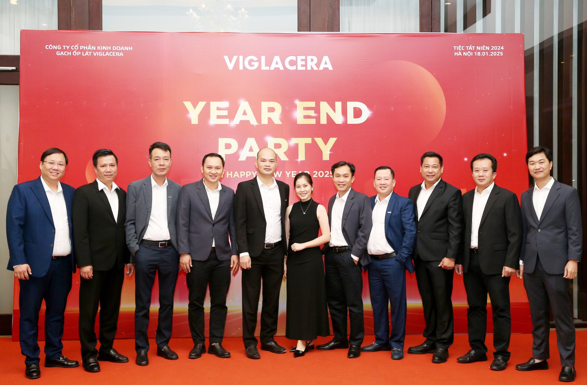 CÔNG TY CP KINH DOANH GẠCH ỐP LÁT VIGLACERA TỔ CHỨC YEAR END PARTY 2024 KHU VỰC MIỀN BẮC