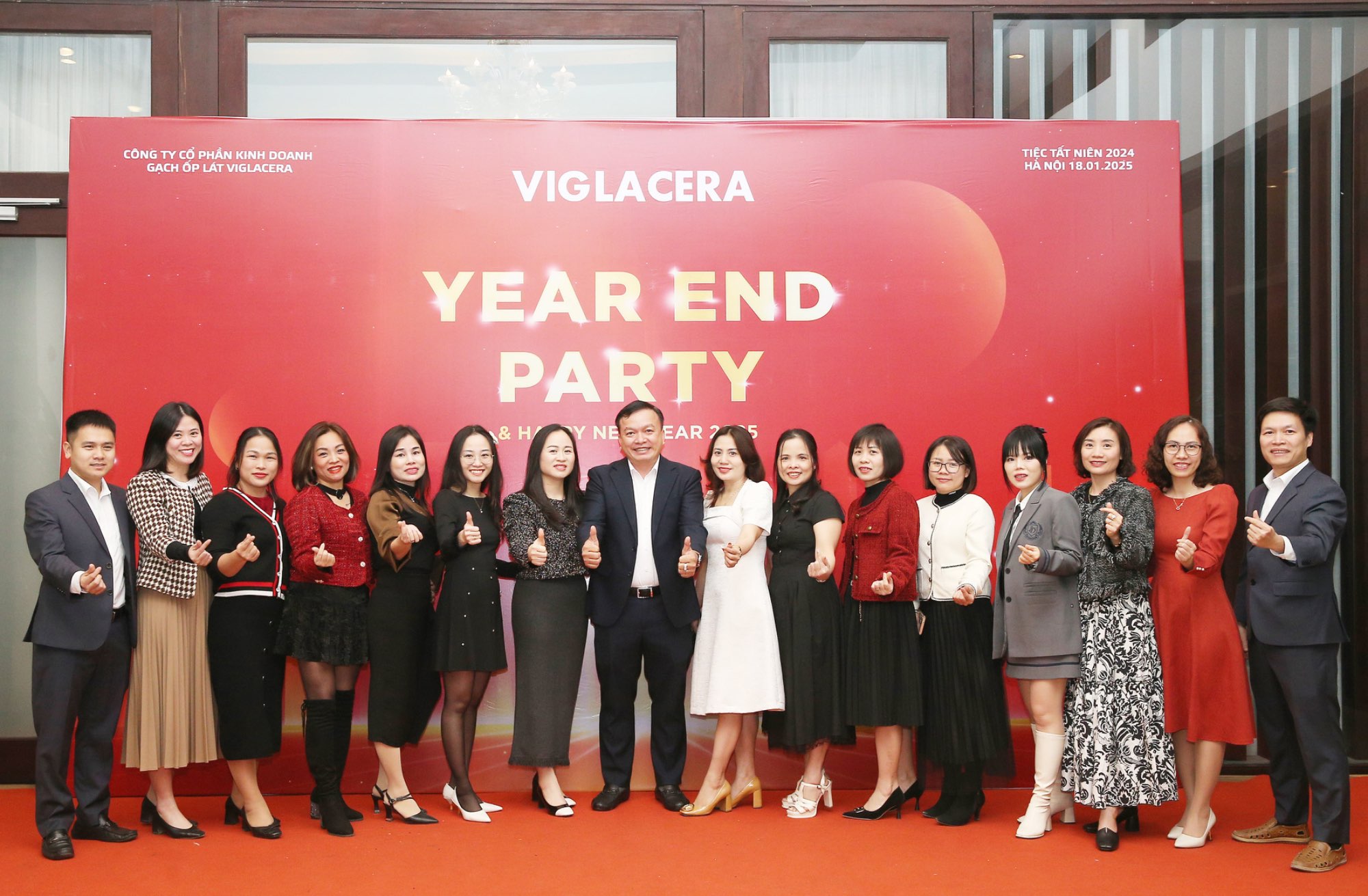 CÔNG TY CP KINH DOANH GẠCH ỐP LÁT VIGLACERA TỔ CHỨC YEAR END PARTY 2024 KHU VỰC MIỀN BẮC