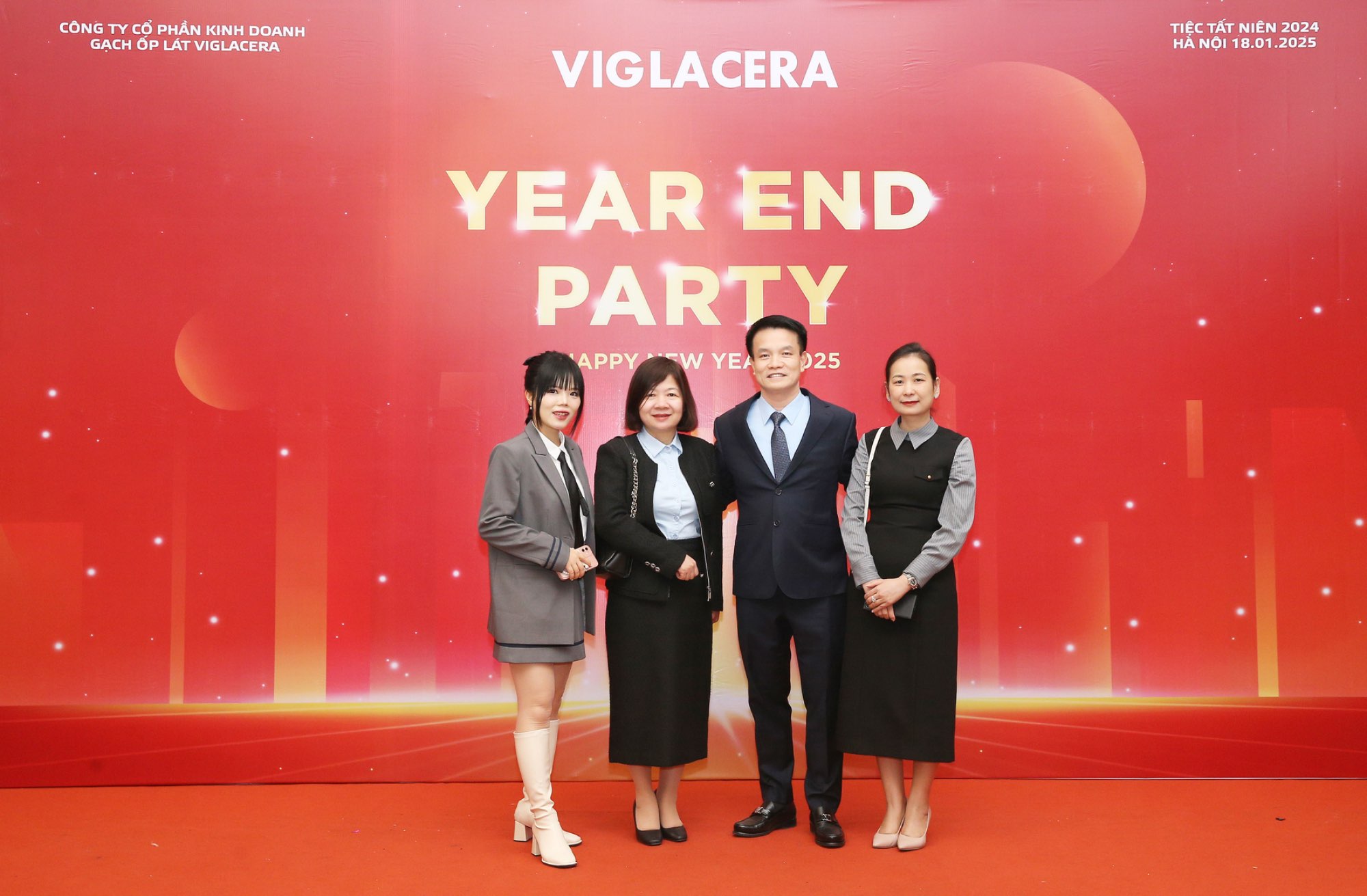 CÔNG TY CP KINH DOANH GẠCH ỐP LÁT VIGLACERA TỔ CHỨC YEAR END PARTY 2024 KHU VỰC MIỀN BẮC