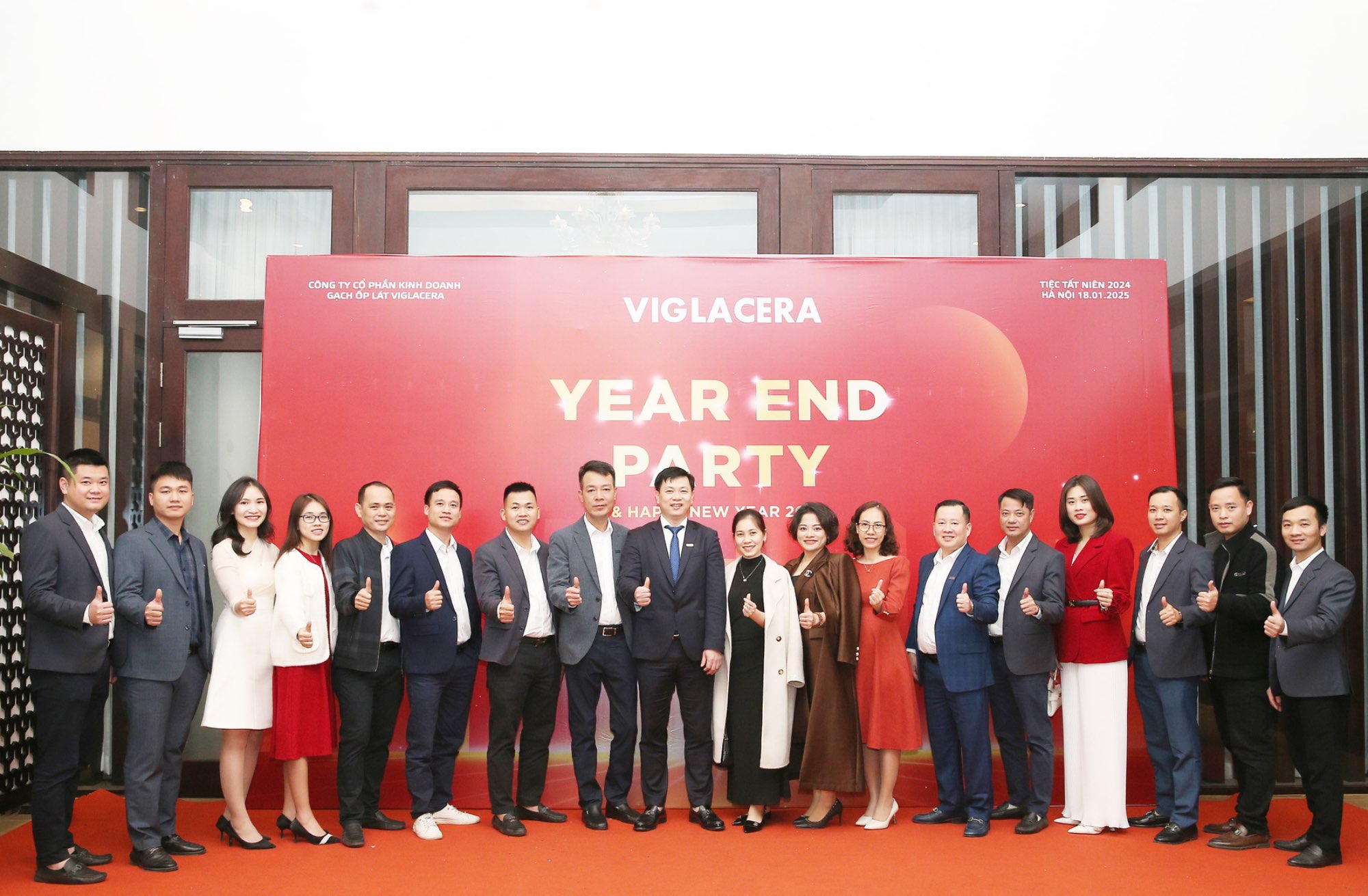 CÔNG TY CP KINH DOANH GẠCH ỐP LÁT VIGLACERA TỔ CHỨC YEAR END PARTY 2024 KHU VỰC MIỀN BẮC