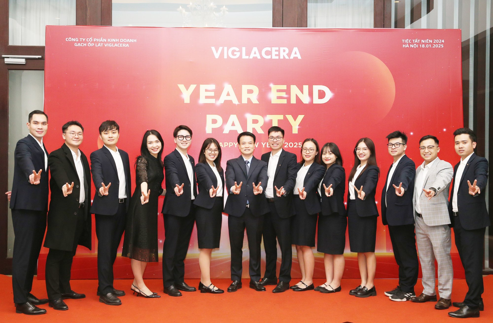 CÔNG TY CP KINH DOANH GẠCH ỐP LÁT VIGLACERA TỔ CHỨC YEAR END PARTY 2024 KHU VỰC MIỀN BẮC