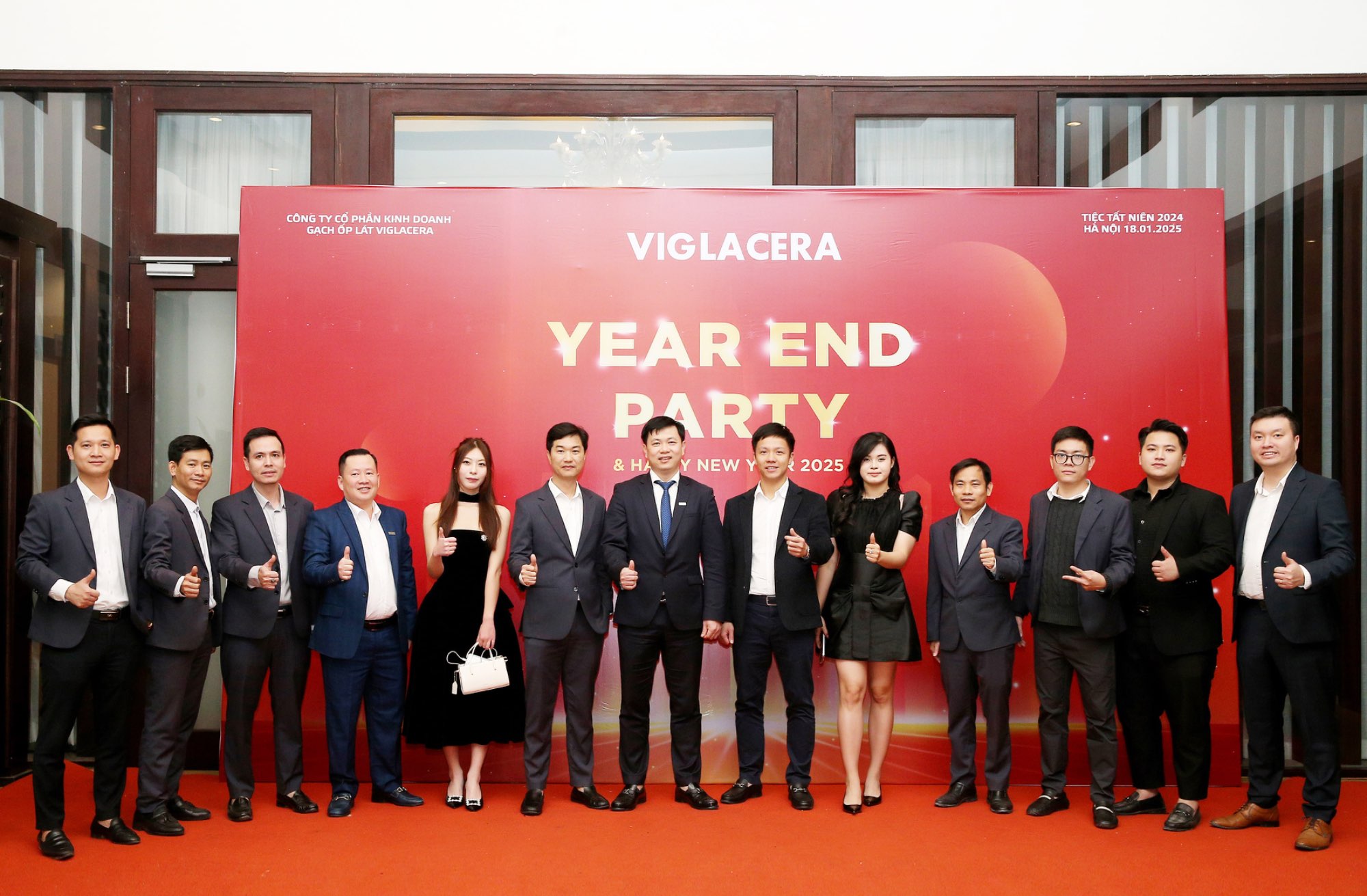 CÔNG TY CP KINH DOANH GẠCH ỐP LÁT VIGLACERA TỔ CHỨC YEAR END PARTY 2024 KHU VỰC MIỀN BẮC