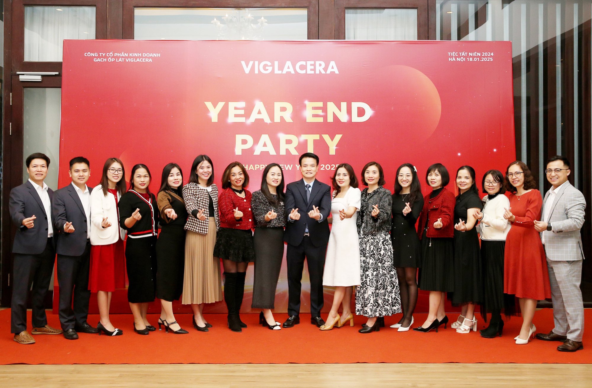 CÔNG TY CP KINH DOANH GẠCH ỐP LÁT VIGLACERA TỔ CHỨC YEAR END PARTY 2024 KHU VỰC MIỀN BẮC