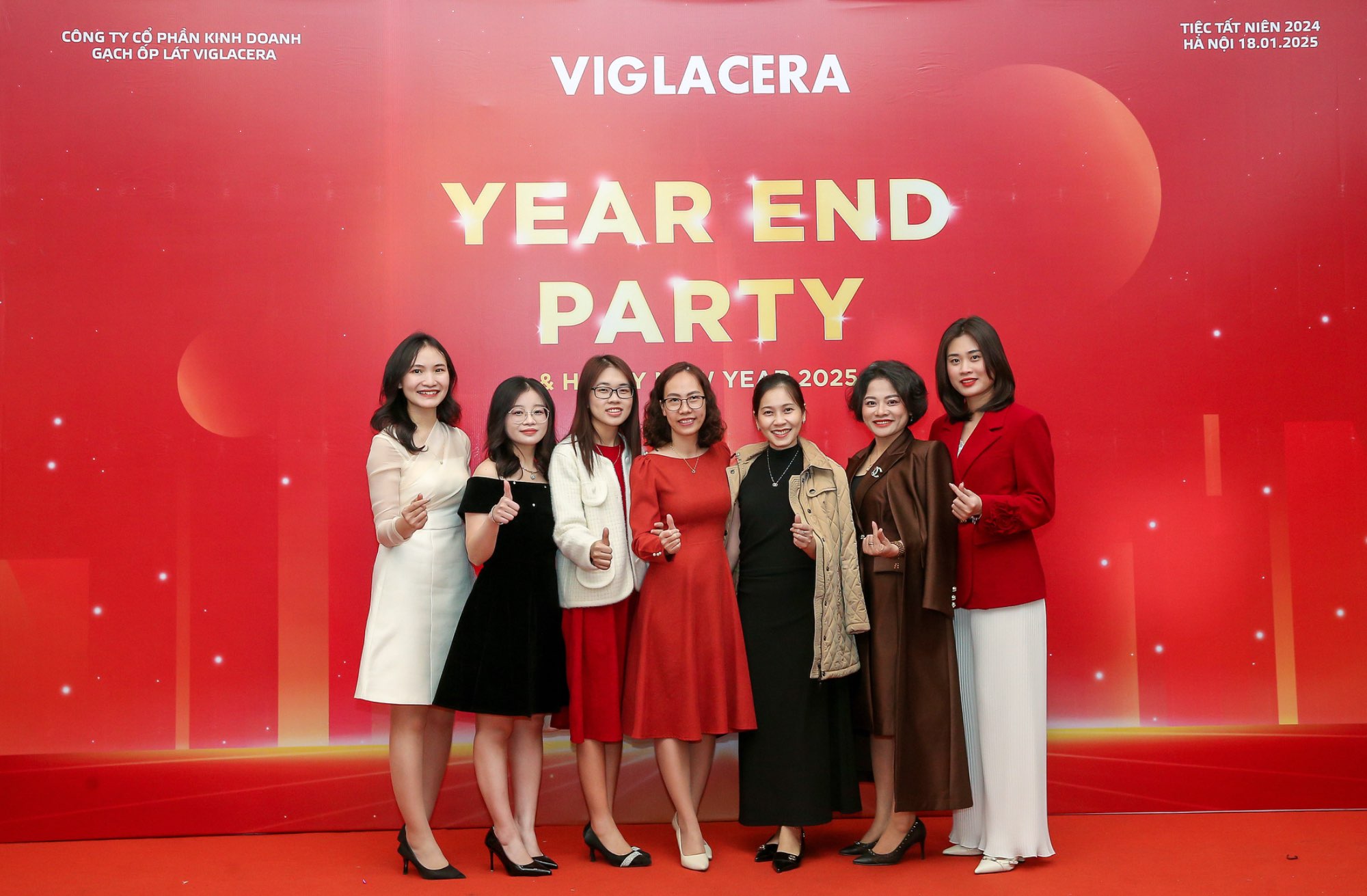 CÔNG TY CP KINH DOANH GẠCH ỐP LÁT VIGLACERA TỔ CHỨC YEAR END PARTY 2024 KHU VỰC MIỀN BẮC