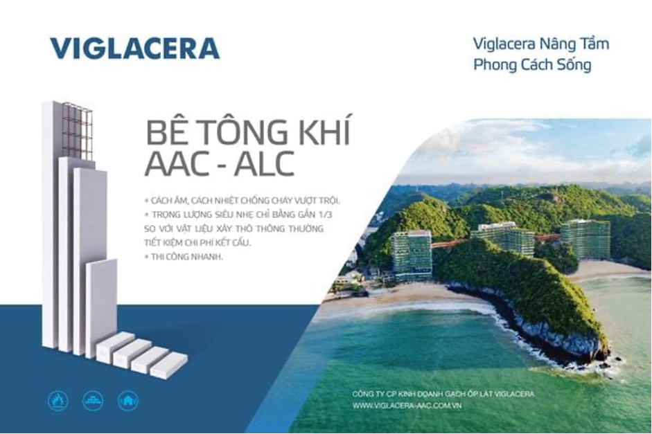 BÊ TÔNG KHÍ VIGLACERA - MỘT GIẢI PHÁP, NHIỀU TÍNH NĂNG