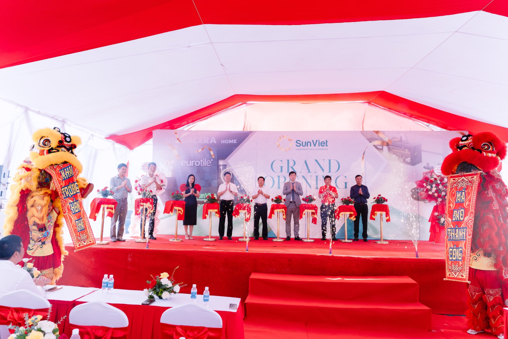 VIGLACERA THAM DỰ KHAI TRƯƠNG SHOWROOM SUNVIET – CHI NHÁNH ĐÔNG HẢI, THANH HÓA