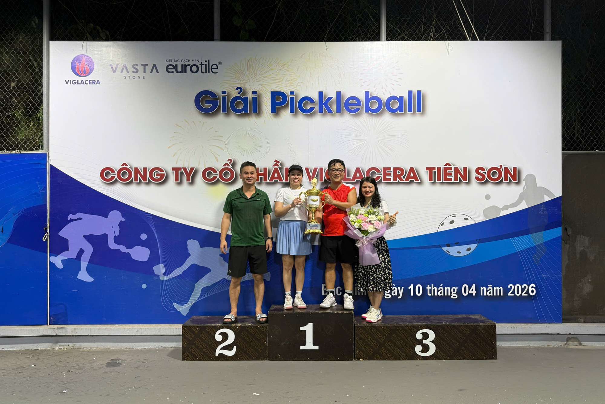 SÔI NỔI GIẢI PICKLEBALL GIAO LƯU NỘI BỘ CÔNG TY VIGLACERA TIÊN SƠN 2026  