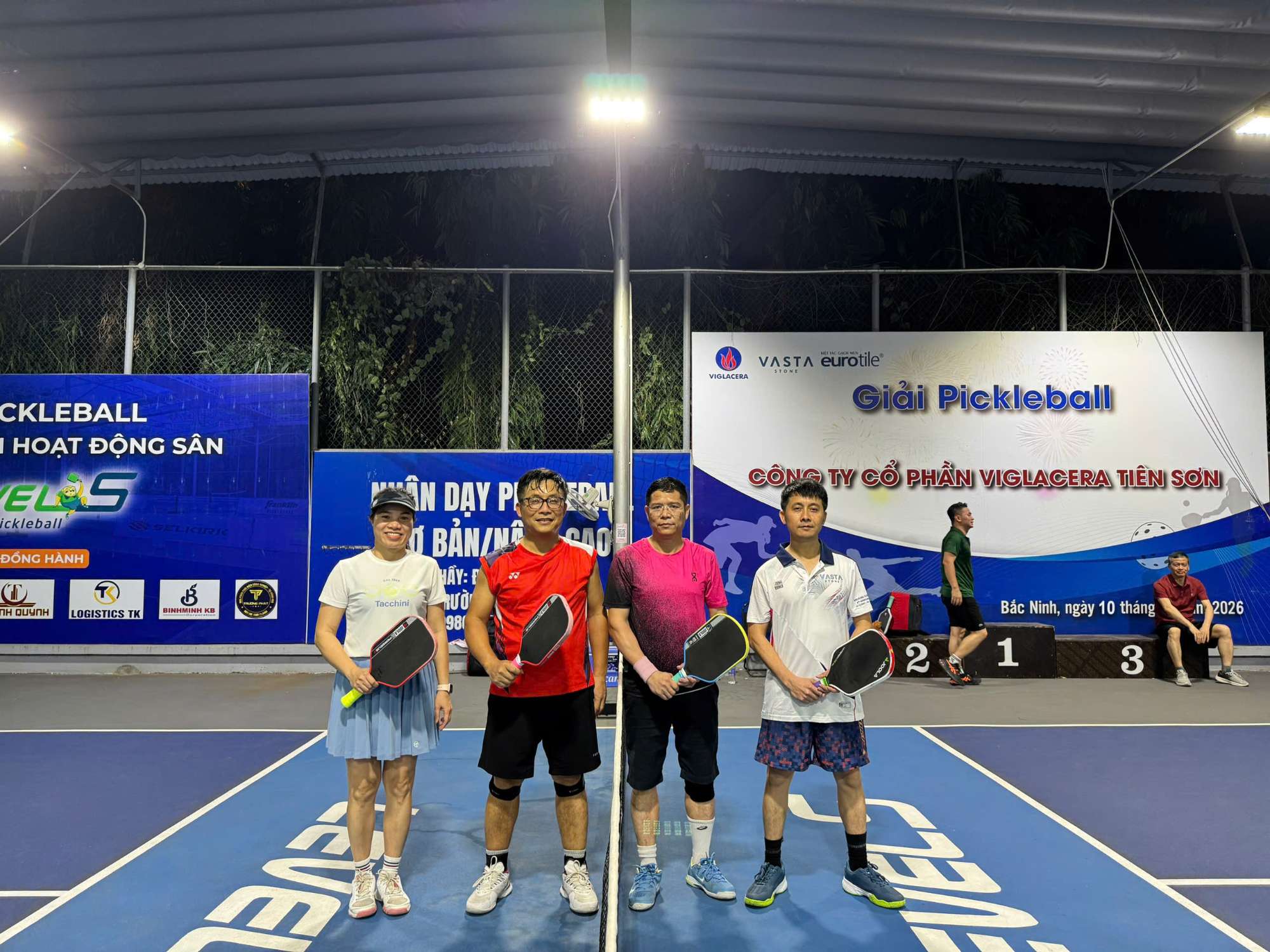 SÔI NỔI GIẢI PICKLEBALL GIAO LƯU NỘI BỘ CÔNG TY VIGLACERA TIÊN SƠN 2026  