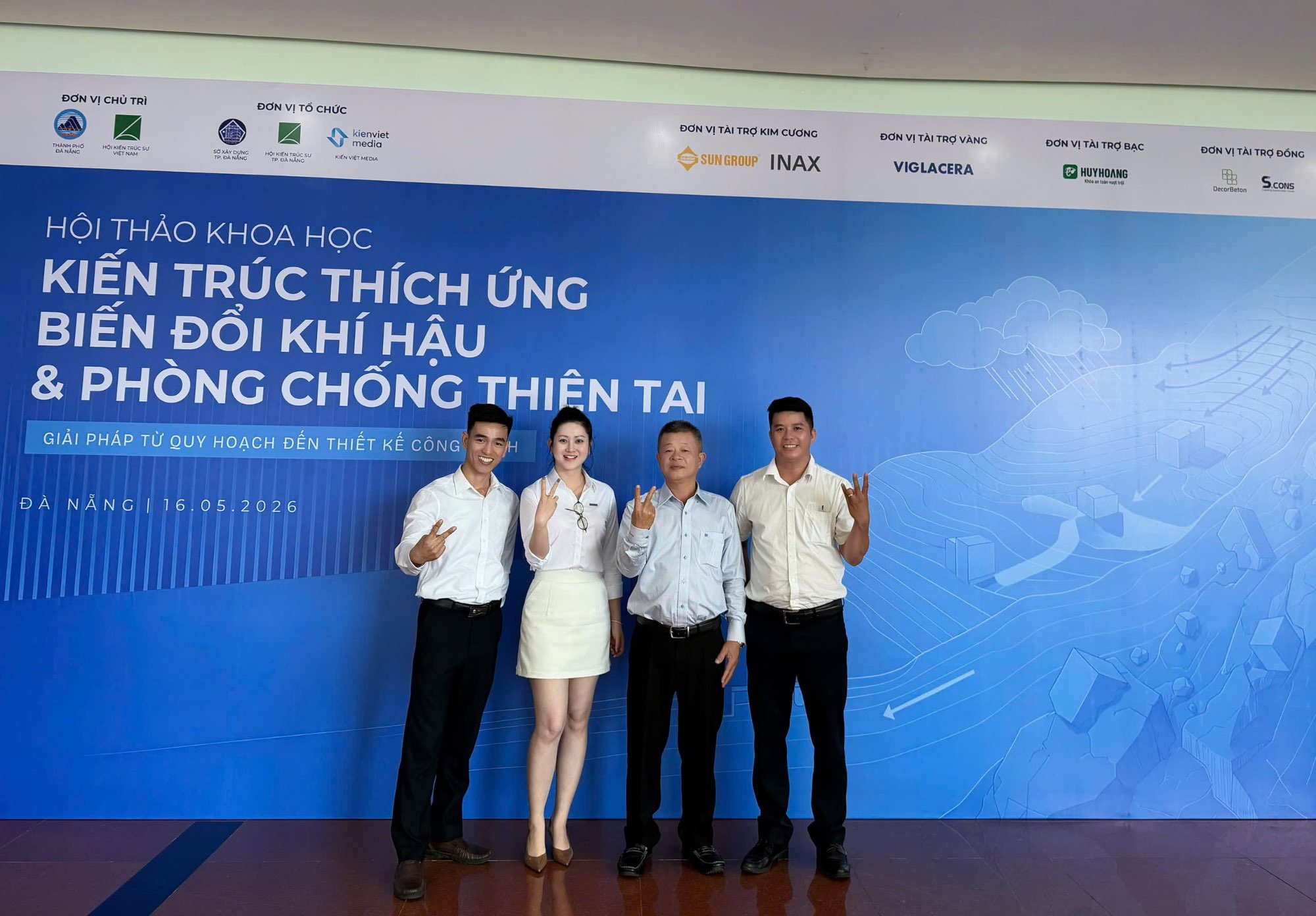 CÔNG TY CP VIGLACERA TIÊN SƠN ĐỒNG HÀNH CÙNG HỘI THẢO “KIẾN TRÚC THÍCH ỨNG BIẾN ĐỔI KHÍ HẬU & PHÒNG CHỐNG THIÊN TAI” TẠI TP. ĐÀ NẴNG