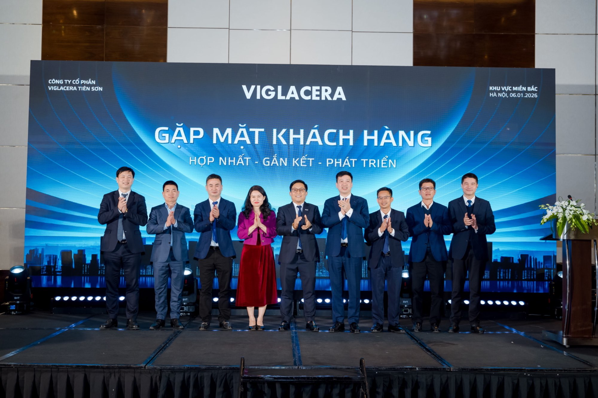 CÔNG TY CỔ PHẦN VIGLACERA TIÊN SƠN GẶP MẶT KHÁCH HÀNG 2026 TẠI MIỀN BẮC VỚI CHỦ ĐỀ “HỢP NHẤT – GẮN KẾT – PHÁT TRIỂN”