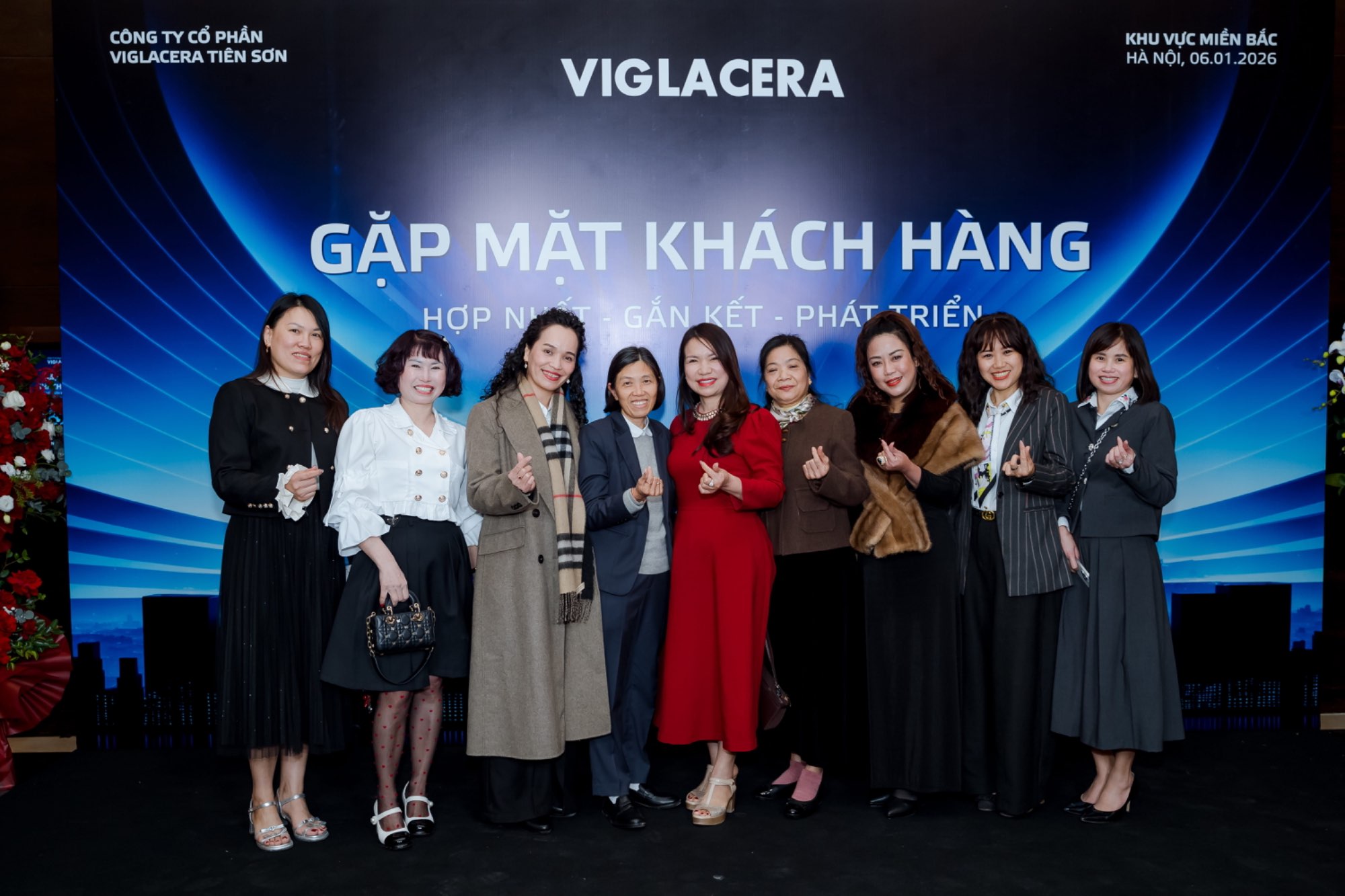 CÔNG TY CỔ PHẦN VIGLACERA TIÊN SƠN GẶP MẶT KHÁCH HÀNG 2026 TẠI MIỀN BẮC VỚI CHỦ ĐỀ “HỢP NHẤT – GẮN KẾT – PHÁT TRIỂN”