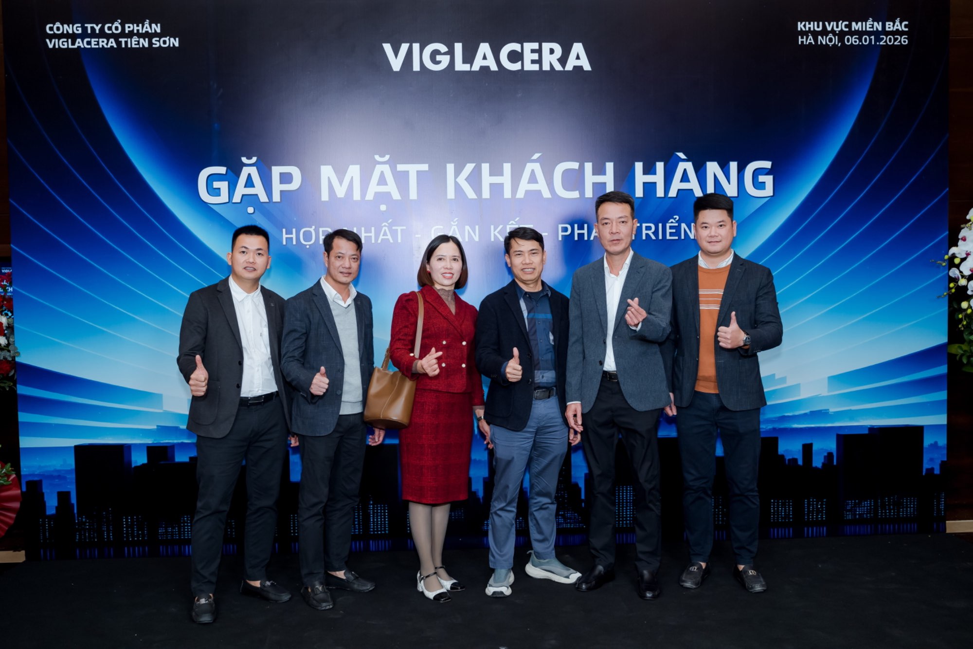 CÔNG TY CỔ PHẦN VIGLACERA TIÊN SƠN GẶP MẶT KHÁCH HÀNG 2026 TẠI MIỀN BẮC VỚI CHỦ ĐỀ “HỢP NHẤT – GẮN KẾT – PHÁT TRIỂN”