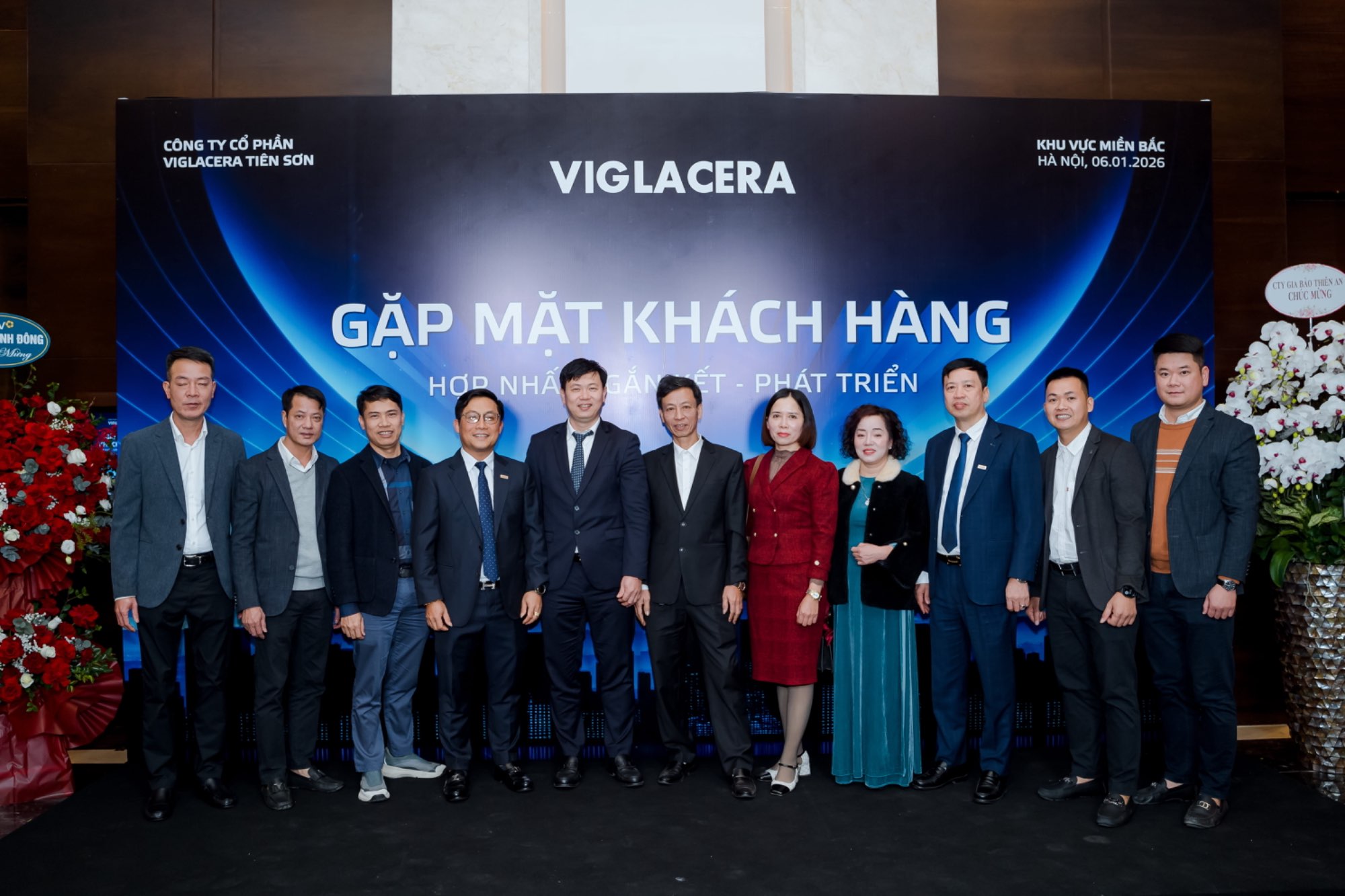 CÔNG TY CỔ PHẦN VIGLACERA TIÊN SƠN GẶP MẶT KHÁCH HÀNG 2026 TẠI MIỀN BẮC VỚI CHỦ ĐỀ “HỢP NHẤT – GẮN KẾT – PHÁT TRIỂN”