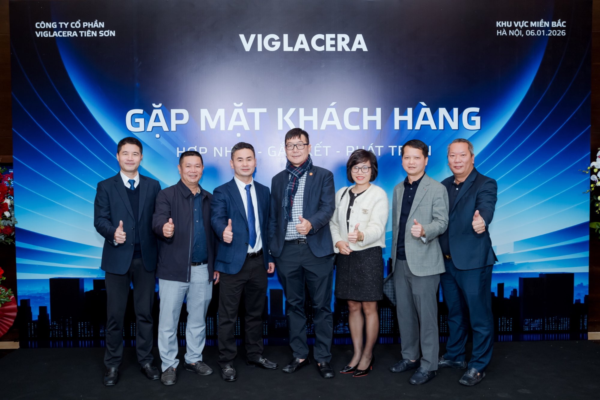 CÔNG TY CỔ PHẦN VIGLACERA TIÊN SƠN GẶP MẶT KHÁCH HÀNG 2026 TẠI MIỀN BẮC VỚI CHỦ ĐỀ “HỢP NHẤT – GẮN KẾT – PHÁT TRIỂN”