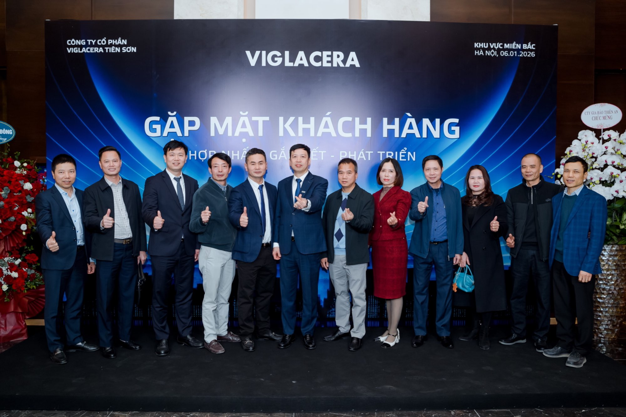 CÔNG TY CỔ PHẦN VIGLACERA TIÊN SƠN GẶP MẶT KHÁCH HÀNG 2026 TẠI MIỀN BẮC VỚI CHỦ ĐỀ “HỢP NHẤT – GẮN KẾT – PHÁT TRIỂN”