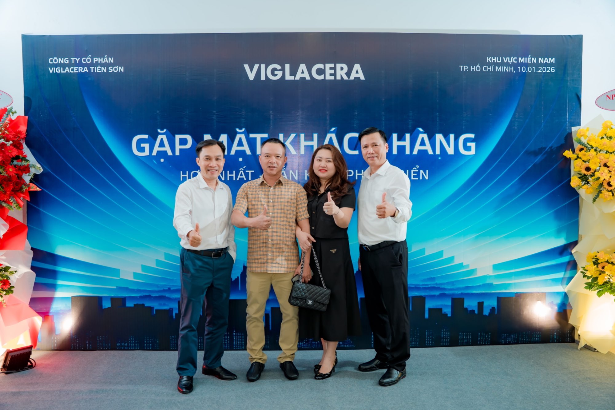 CÔNG TY CP VIGLACERA TIÊN SƠN TỔ CHỨC GẶP MẶT KHÁCH HÀNG 2026 – KHU VỰC MIỀN NAM NGÀY 10/01/2026