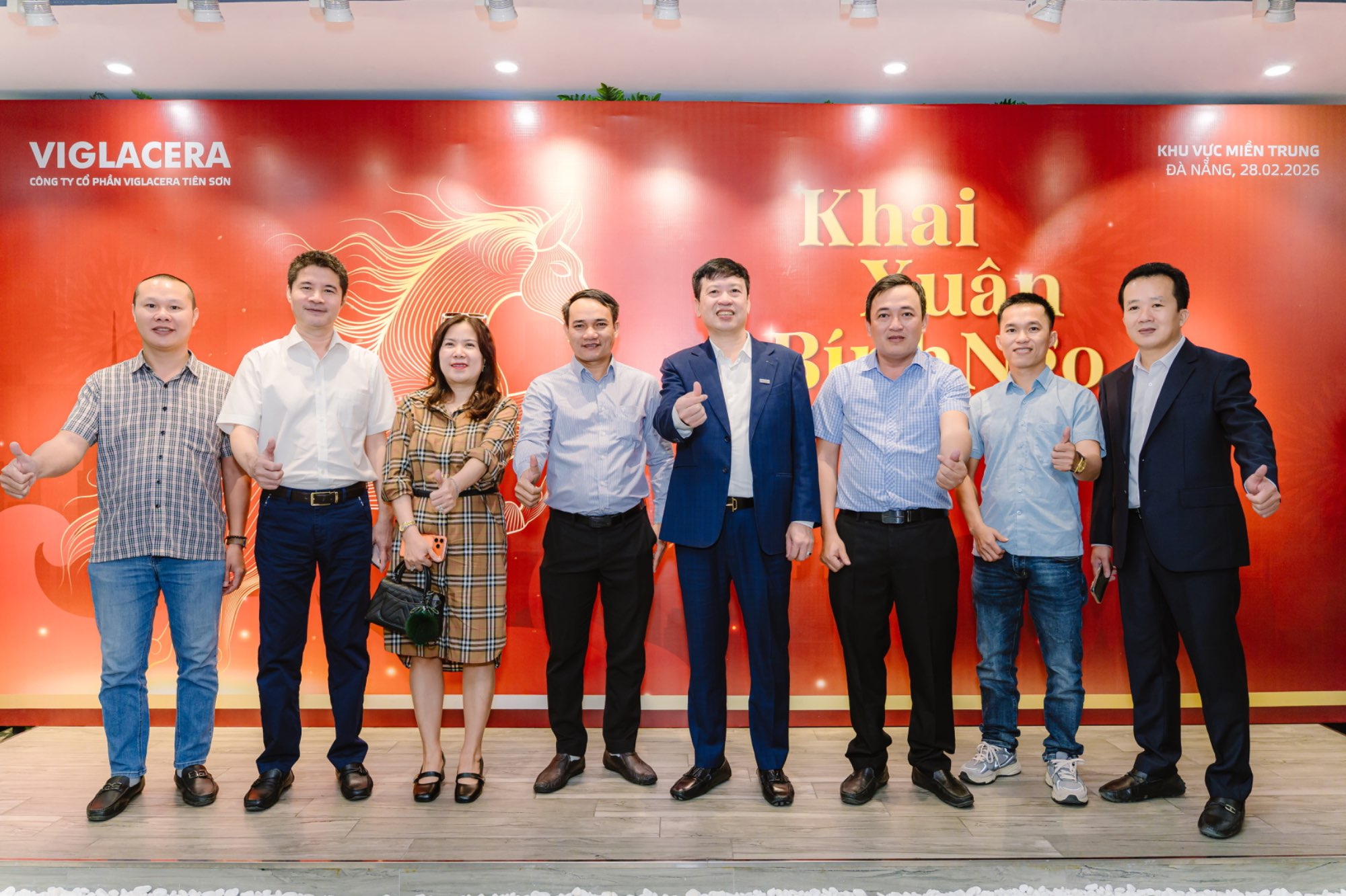 VIGLACERA TIÊN SƠN KHÉP LẠI CHUỖI SỰ KIỆN KHAI XUÂN PHÁT TRIỂN VÀ THÀNH CÔNG