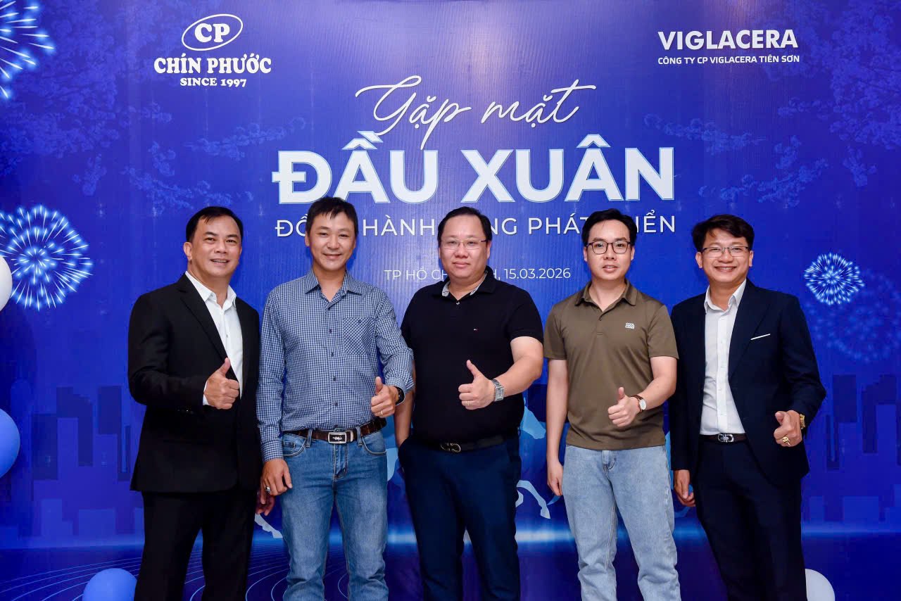 VIGLACERA TIÊN SƠN THAM DỰ CHƯƠNG TRÌNH GẶP MẶT KHÁCH HÀNG ĐẦU XUÂN CỦA CÔNG TY TNHH CHÍN PHƯỚC