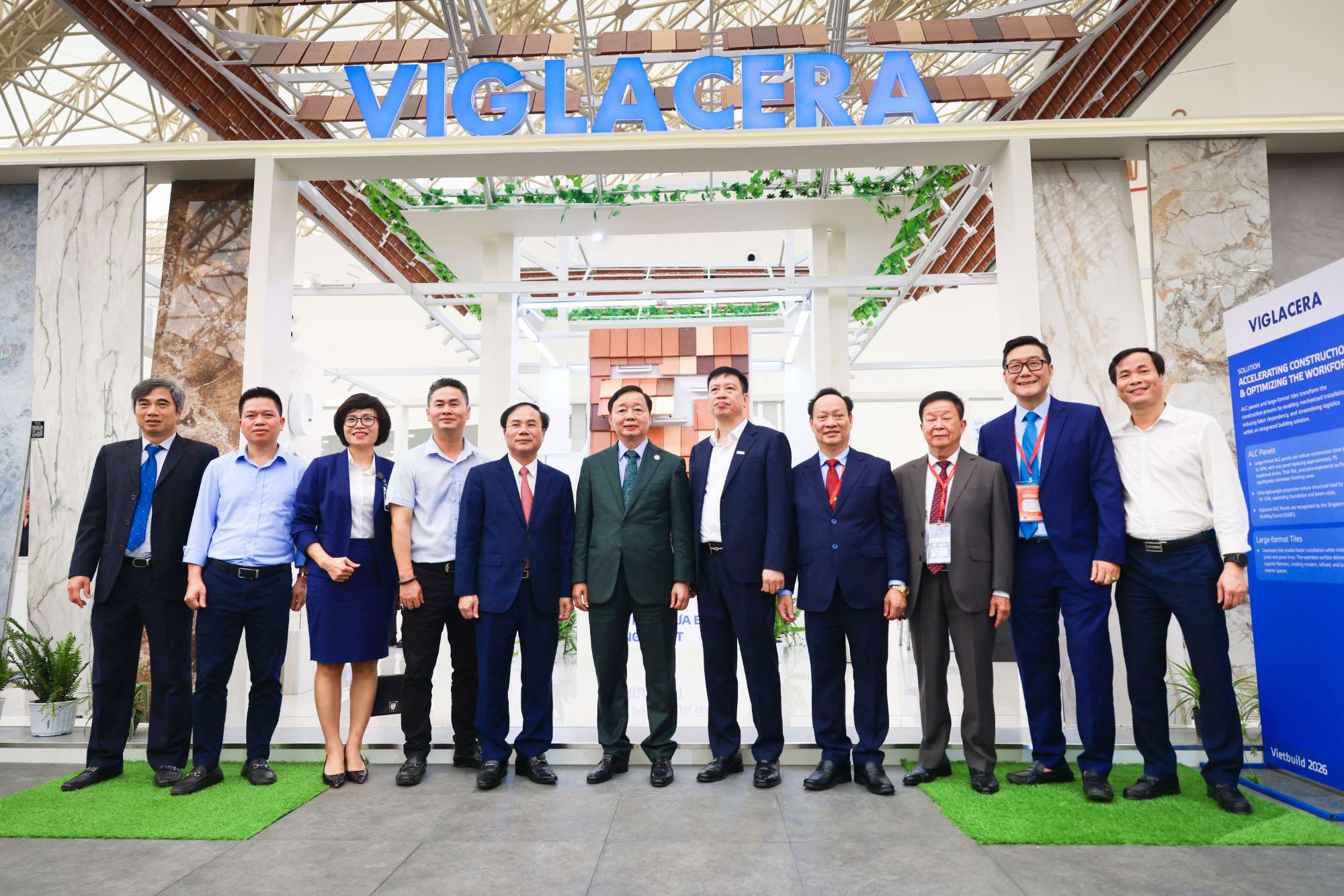 VIGLACERA GIỚI THIỆU CÁC GIẢI PHÁP VẬT LIỆU XANH VÀ THÔNG MINH TẠI VIETBUILD HÀ NỘI 2026